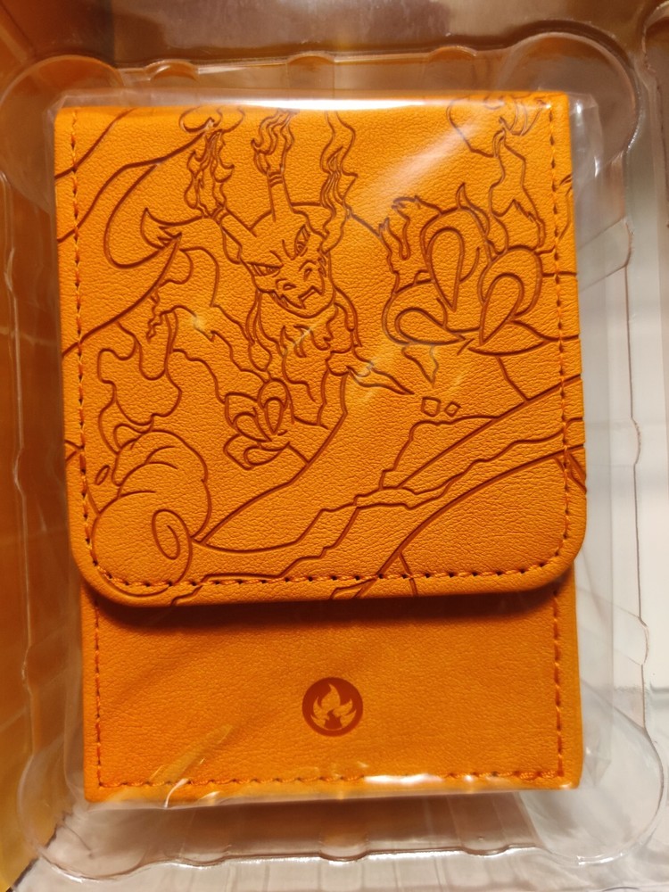 Pokemon Card Official Chinese Charizard Theme Gift Box Exclusive Deck Box Case