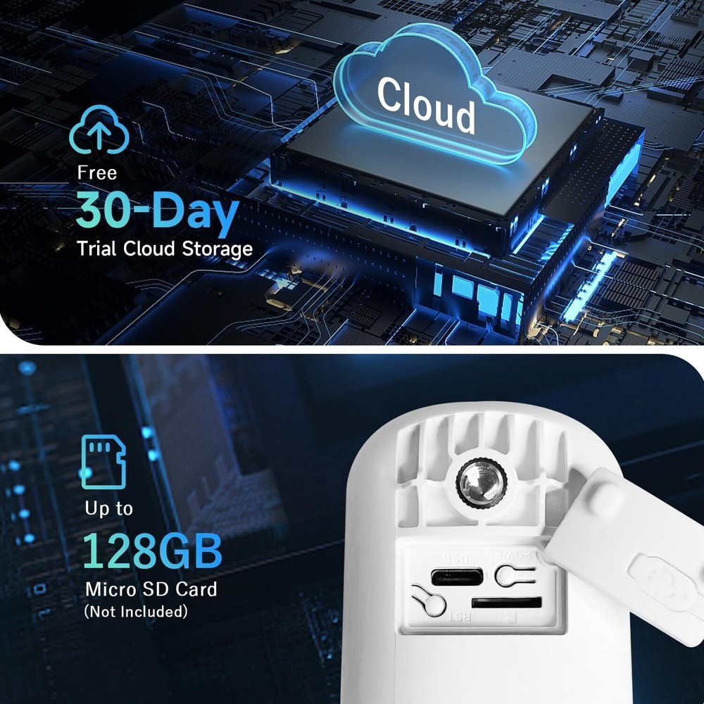 2 Pack Solar Camera Wireless Security Camera System WiFi Battery Camera Outdoor