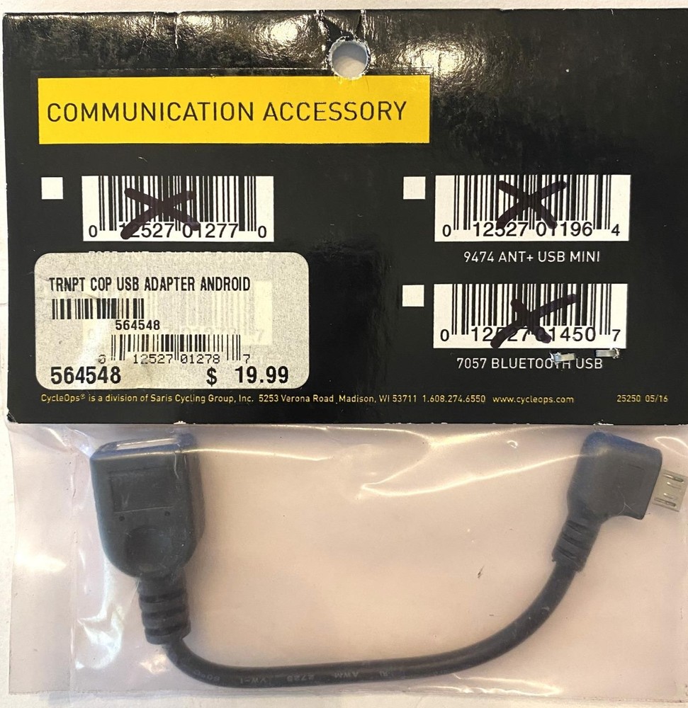 new CycleOps ANT+ Micro USB Adapter # 7054