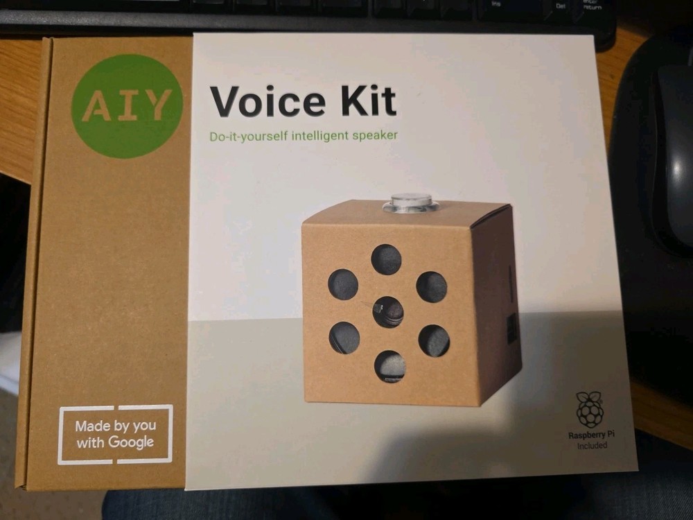 Google AIY Voice Kit 2.0 With Raspberry Pi Zero WH - New