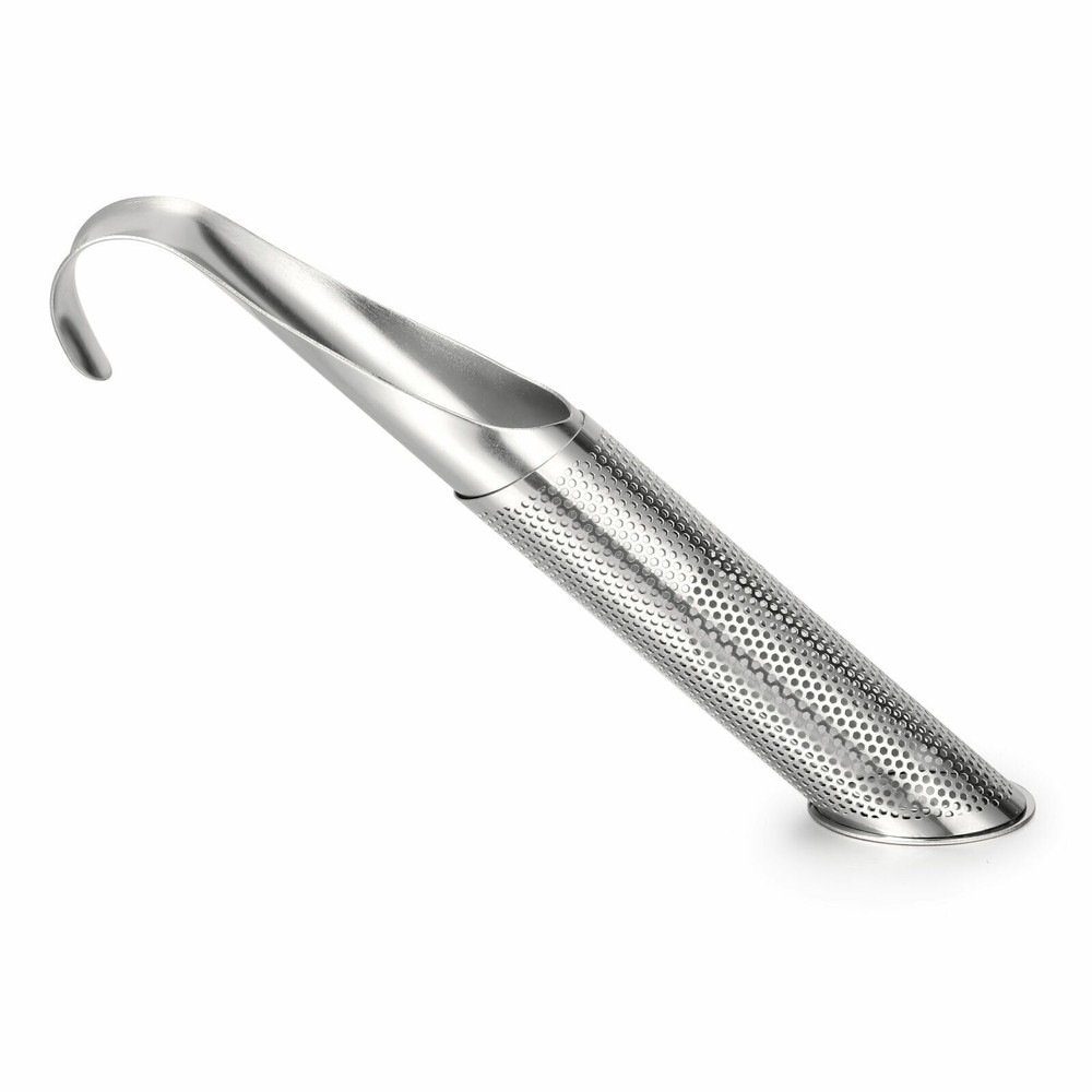 4/8PCS Stainless Tea Diffuser Tea Stick Strainer Tea Infuser Pipe w/Hook Handle
