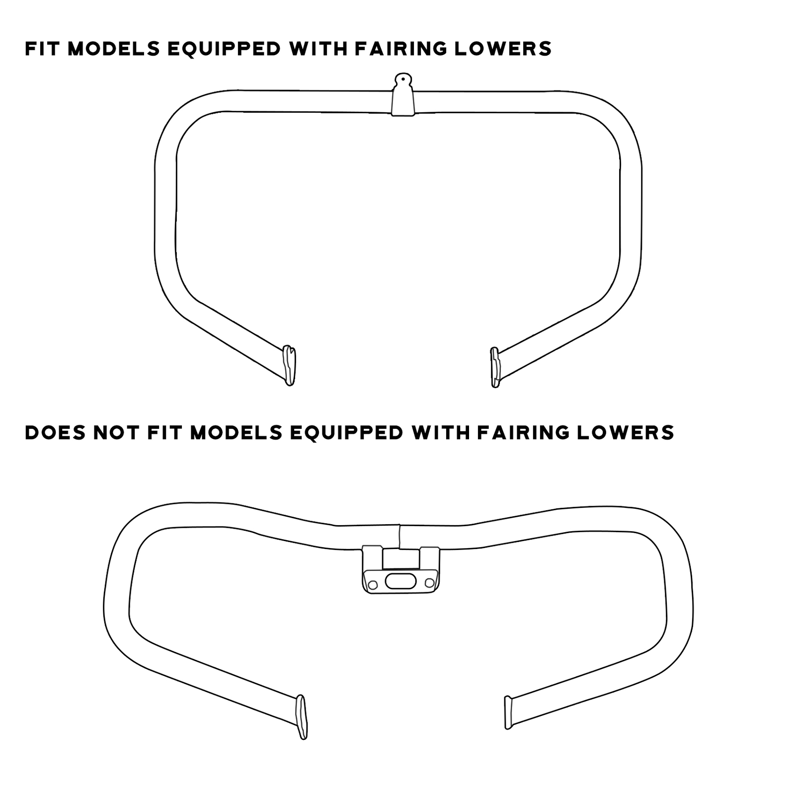 Engine Highway Crash Guard Bar For Harley Touring Road King Street Glide 2009-Up