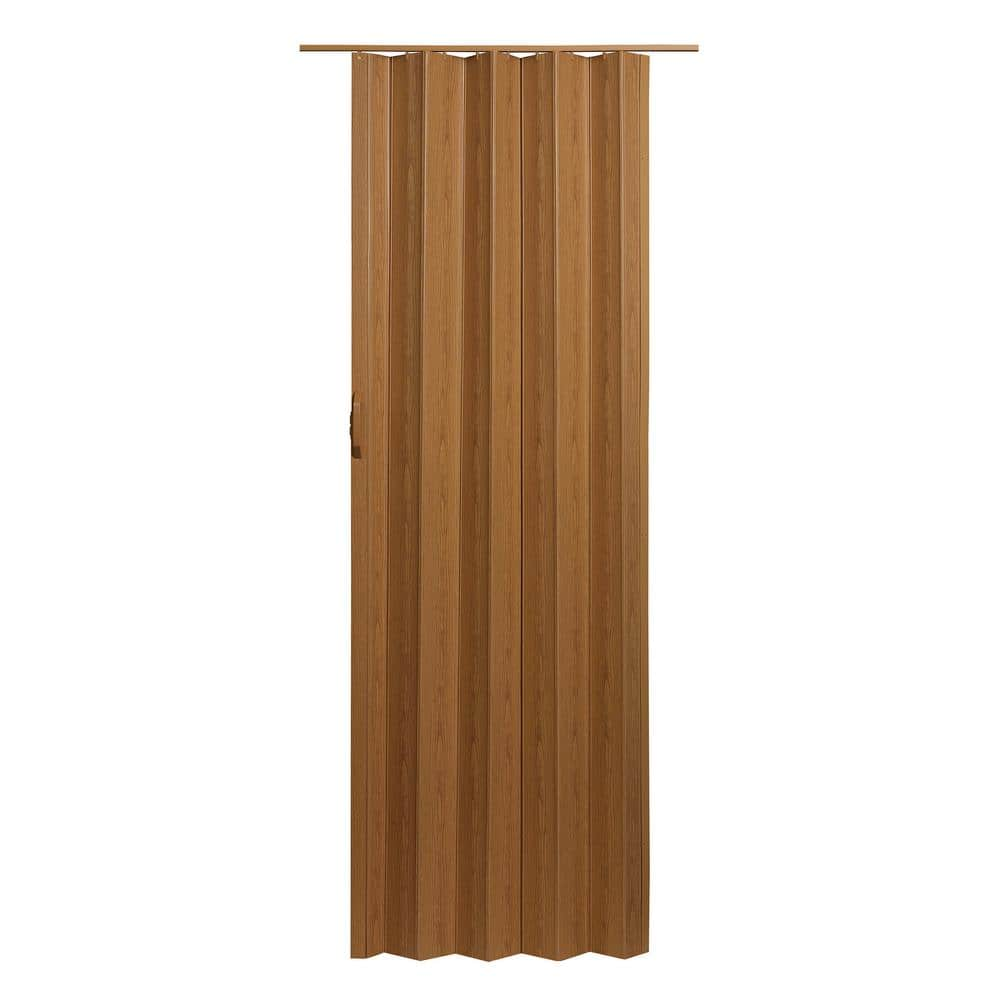 Spectrum 36 in. x 80 in. Fruitwood Vinyl Accordion Folding Door with Hardware