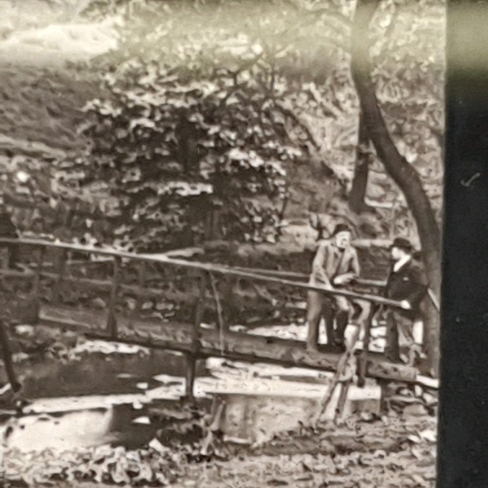 Antique Magic Lantern Glass Slide