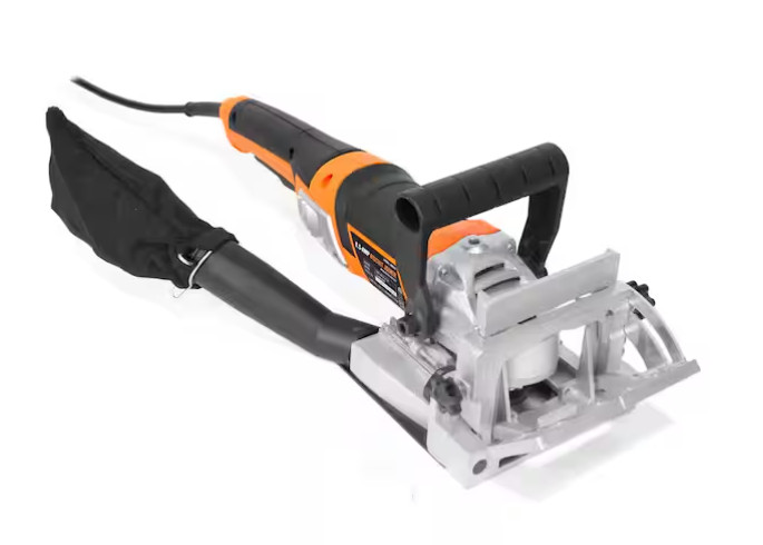 Plate & Biscuit Joiner 8.5 Amp W/ Case And Biscuits Adjustable Depth Stops