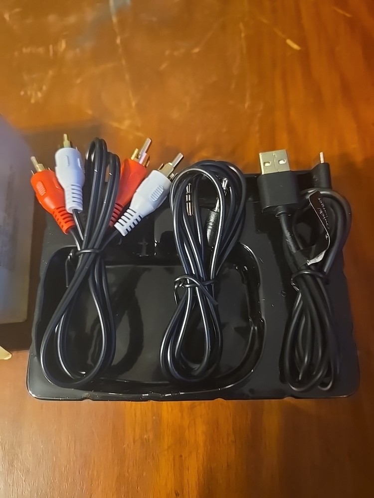 BE-RCA Pro Long Range Bluetooth Adapter for Bluetooth Music Streaming Black