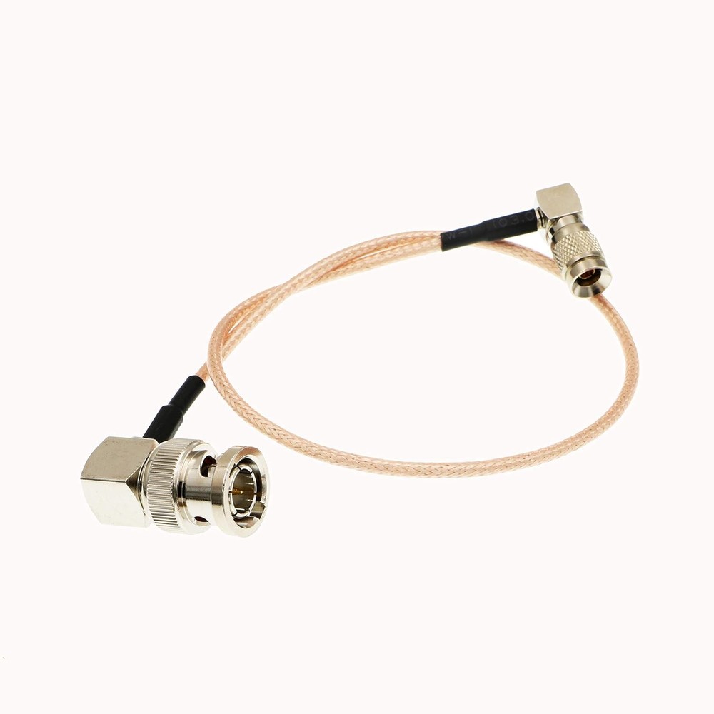 Coaxial Cable RA DIN 1.0/2.3 Mini BNC Right Angle BNC for Blackmagic HyperDeck