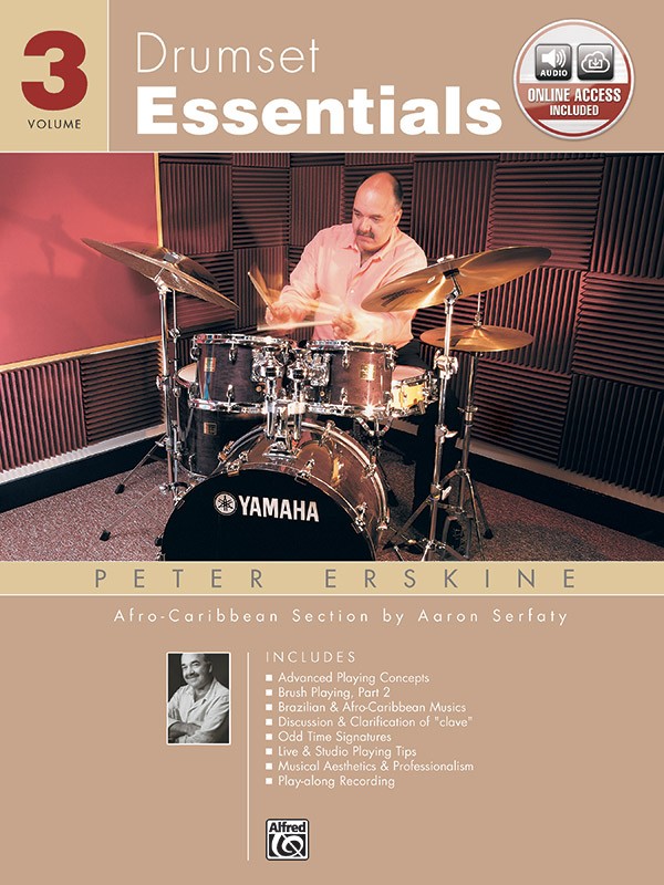 Drumset Essentials, Volume 3 - by Peter Erskine - 00-21464