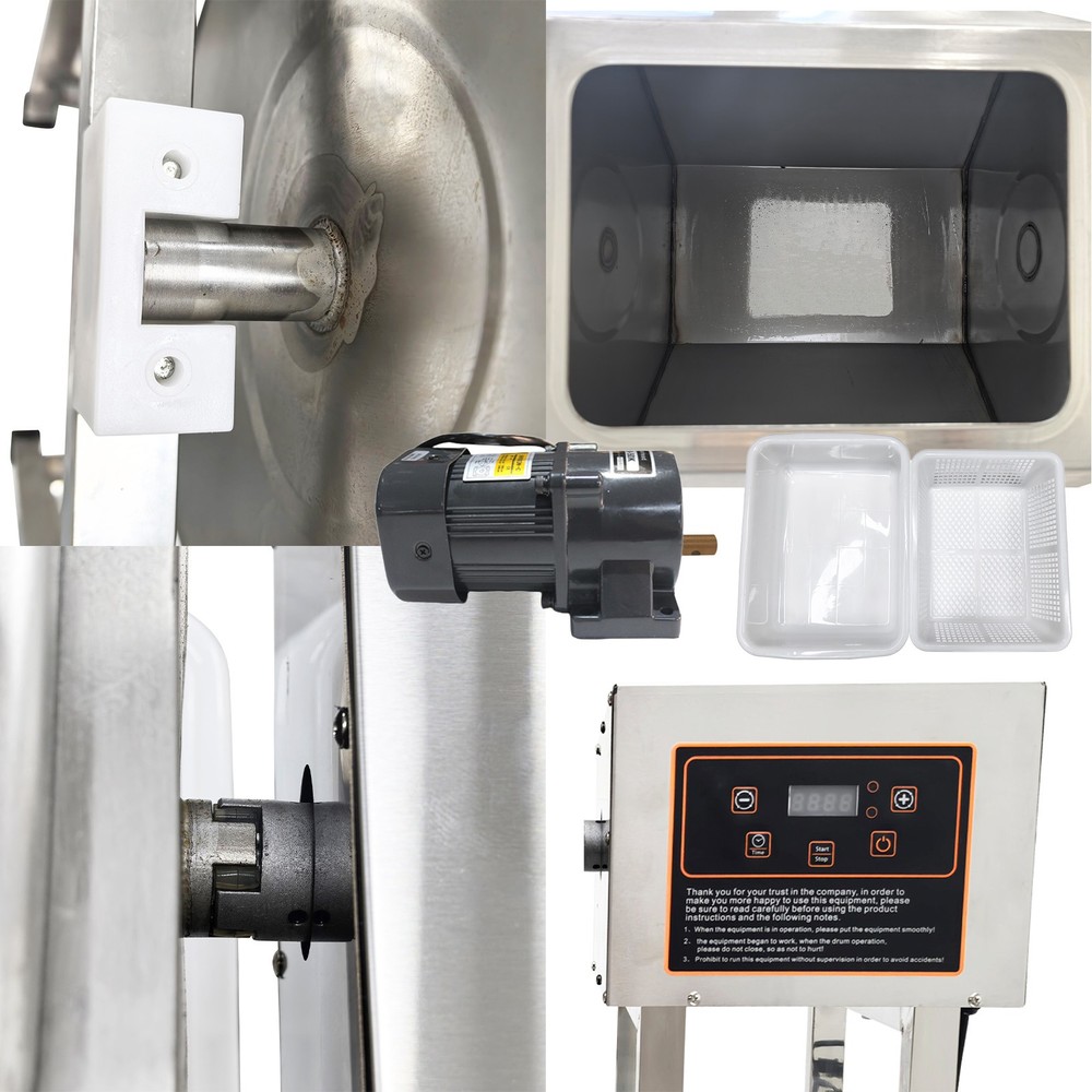 Heavy Duty 55L Meat Vacuum Tumbler Digital Computer Control & Timer Fast Curing