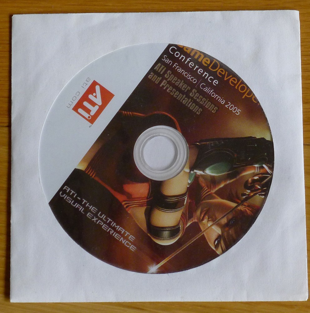 Game Developers Conference 2005 GDC ATI Speaker Sessions and Presentations DVD