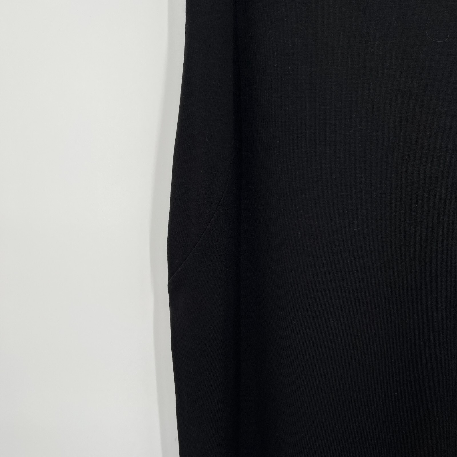 Quince Women’s Black Tencel Jersey Tank Maxi Dress sz S NWT Side Slit Sleeveless