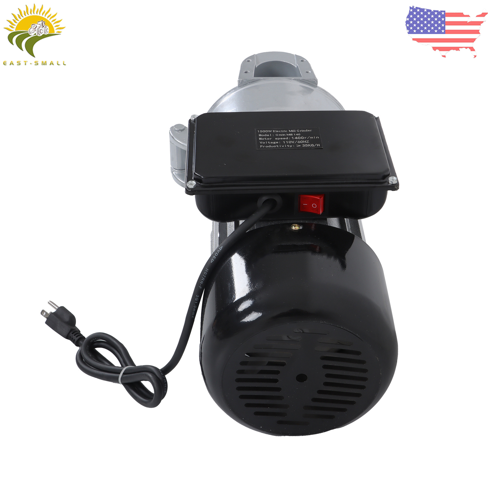 Electric Grinder Grain Mill 110V Corn Wheat Flour Cereal Wet & Dry 1500W