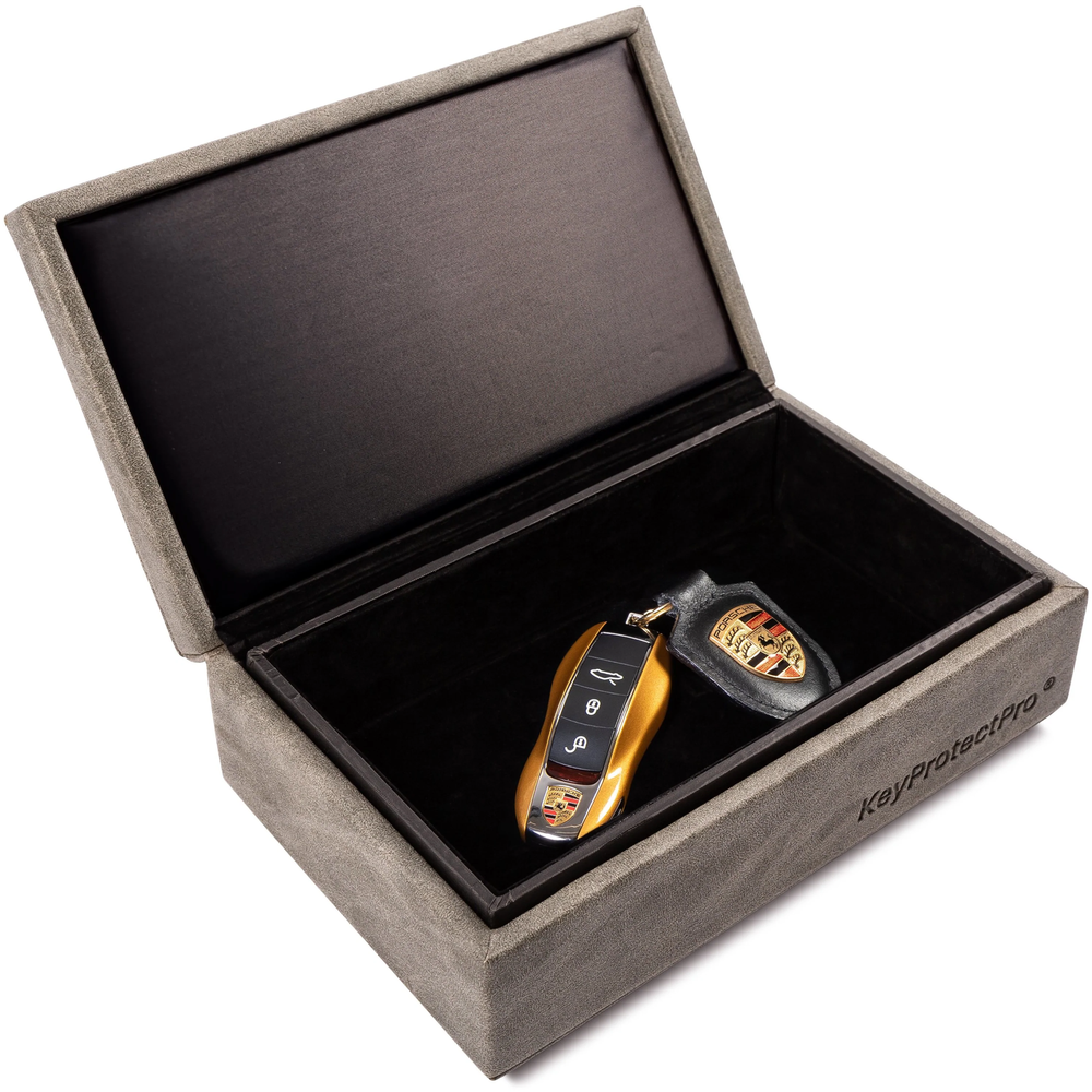 KeyProtectPro® Premium Faraday Key Protection Box in Grey
