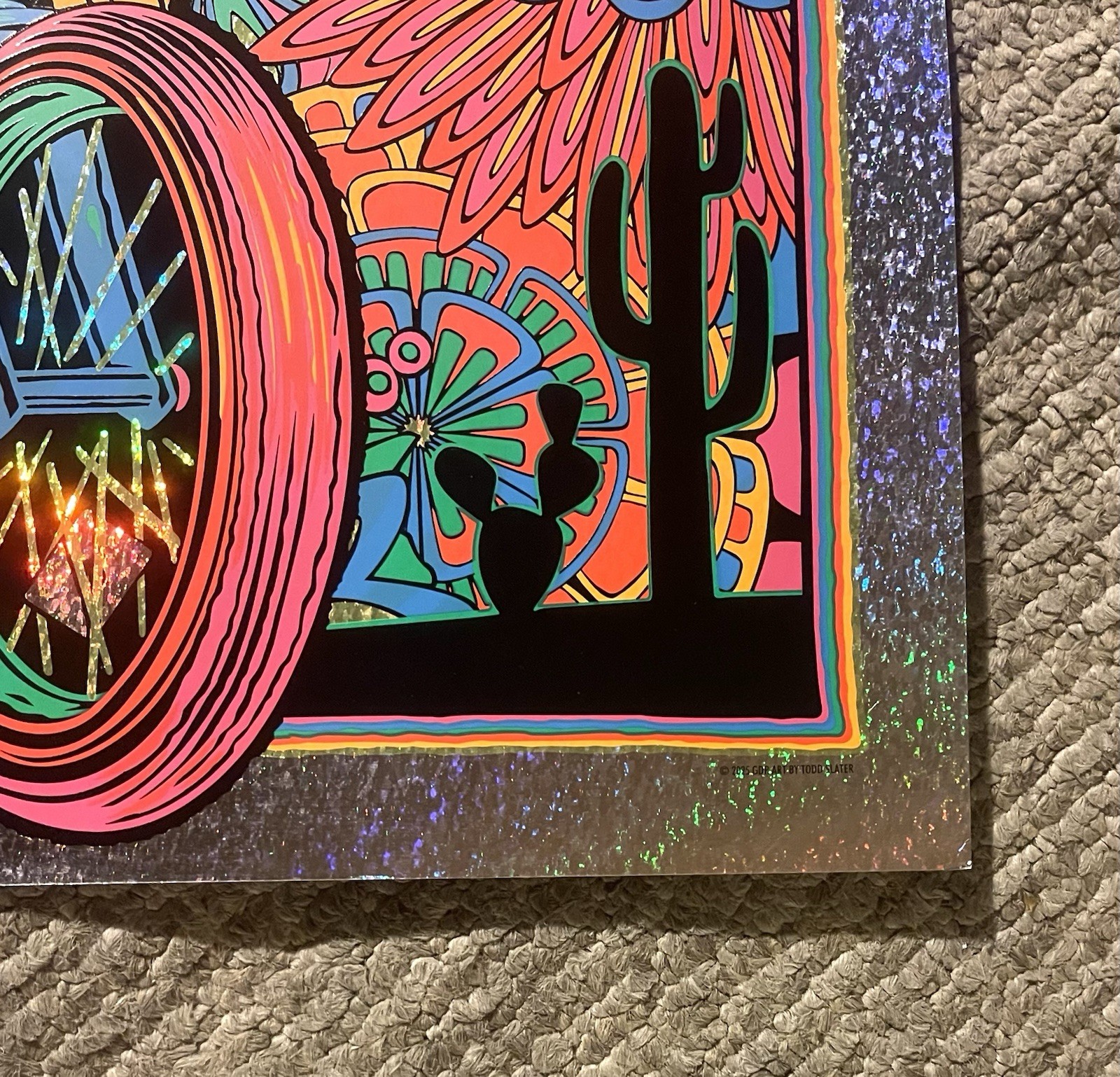 Dead And Company FOIL POSTER 4/19/25 Sphere Las Vegas #/350 TODD SLATER Grateful