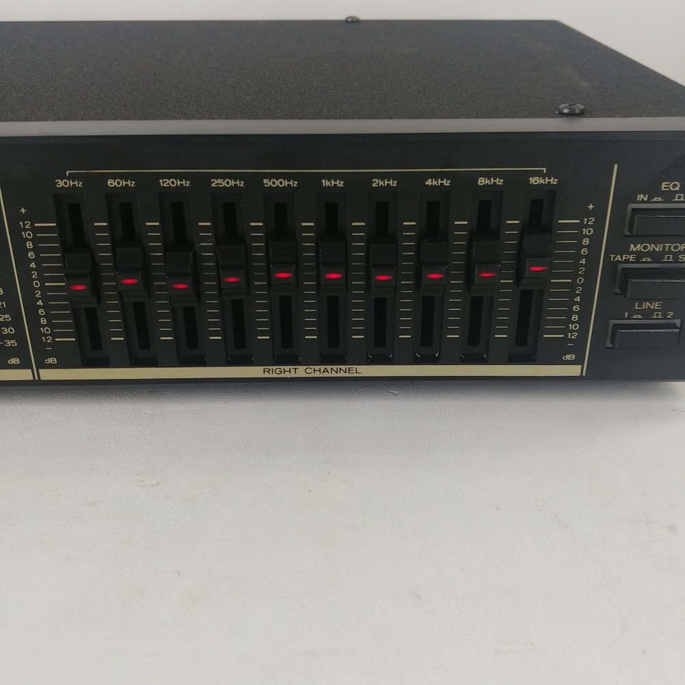 TEAC EQA-5 - 10 Band Stereo Graphic Equalizer HiFi Component- READ DESCRIPTION