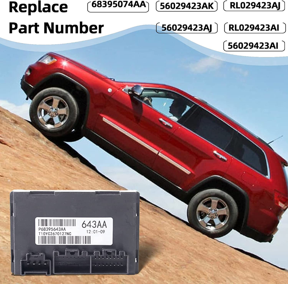 Programmed Transfer Case Control Module For 2011 2012 2013 Jeep Grand Cherokee