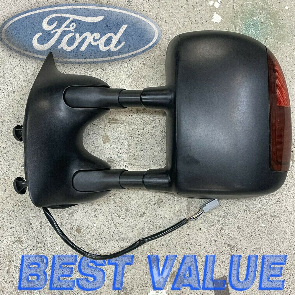 Towing Mirror Manual Folding Heated - Passenger Side Signal Light Extends Ford