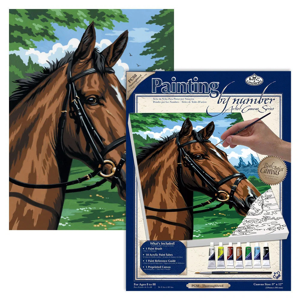 Paint by Number Small Thoroughbred
