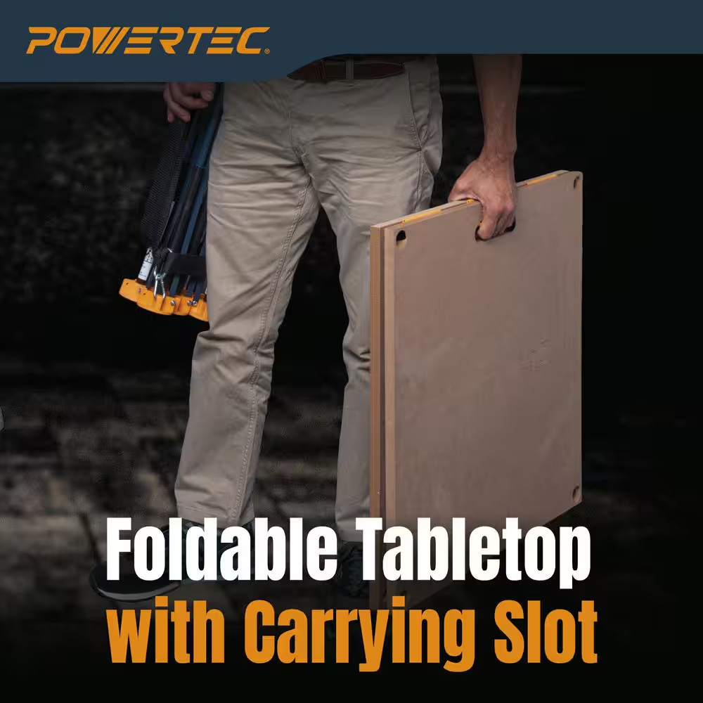 24 In. X 48 In. Arachni Flex, Foldable Workbench Tabletop, Portable Work Surface