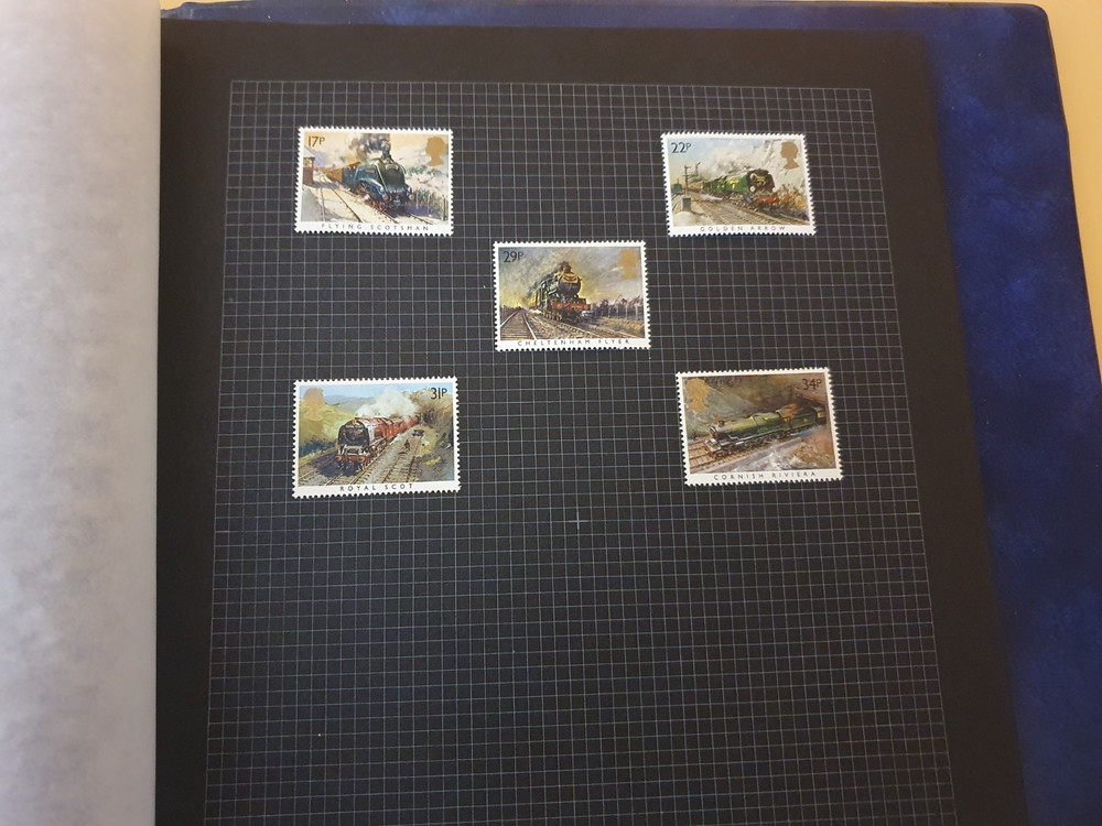 LANCASTER ROSE STAMP ALBUM CONTAINING APPROX 50 MINT GB COMMEMORATIVE SETS #3240