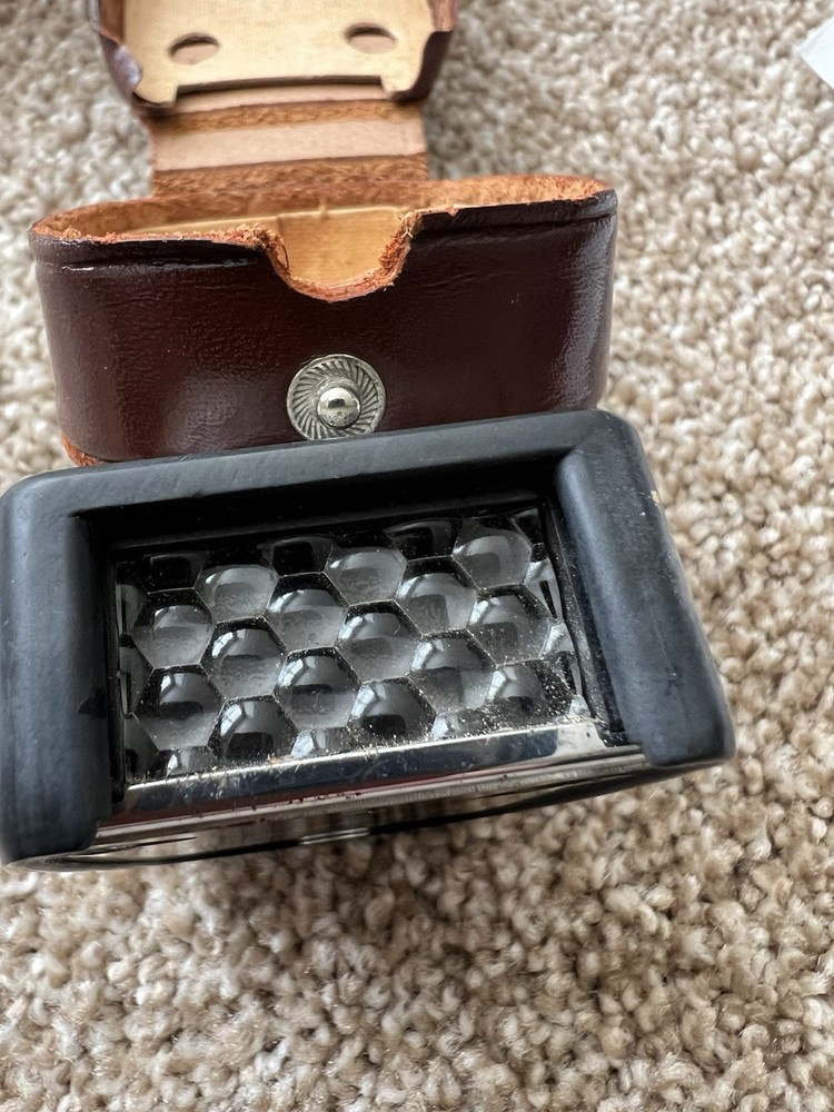 Vintage Argus L3 Exposure Camera Light Meter w/ Original Leather Case