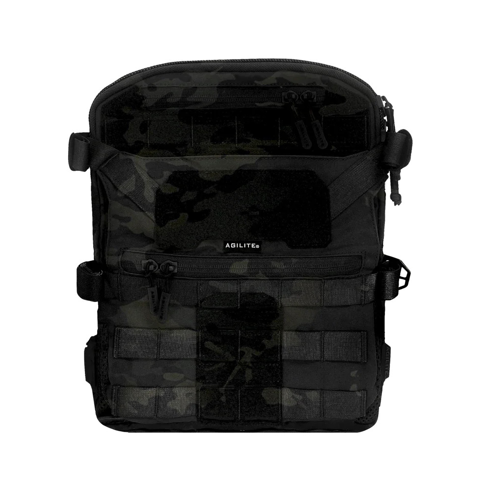 Agilite Micro MAP Rear Hydration Panel Compatible Plate Carriers MULTICAM BLACK