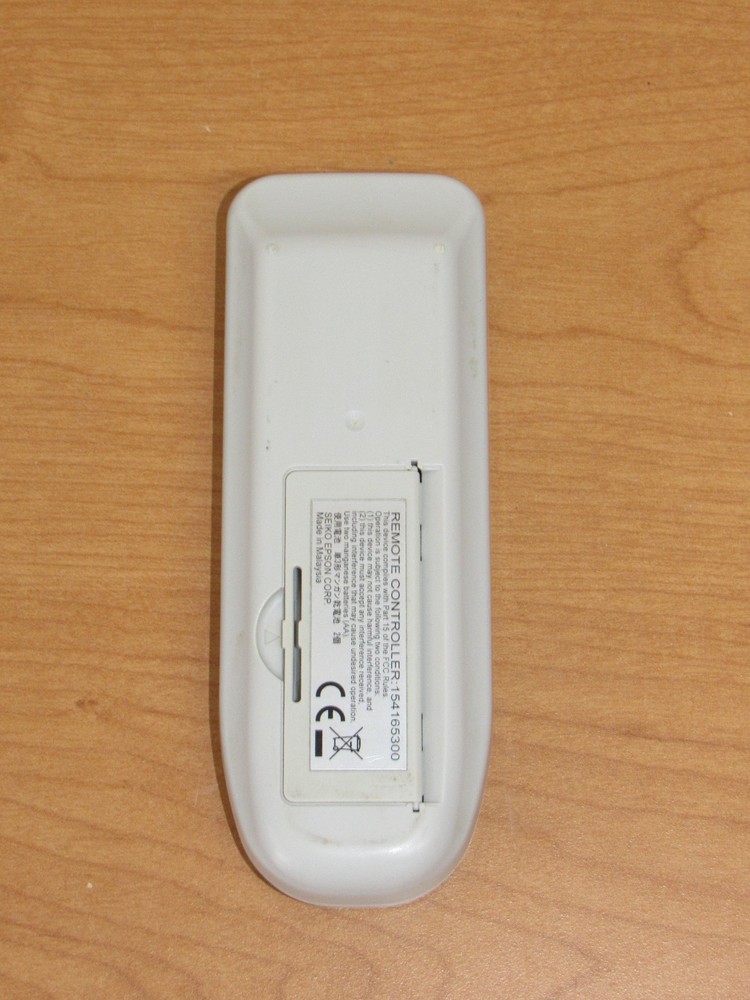 Genuine Epson Projector Remote Control 154165300 - Tested Working - OEM