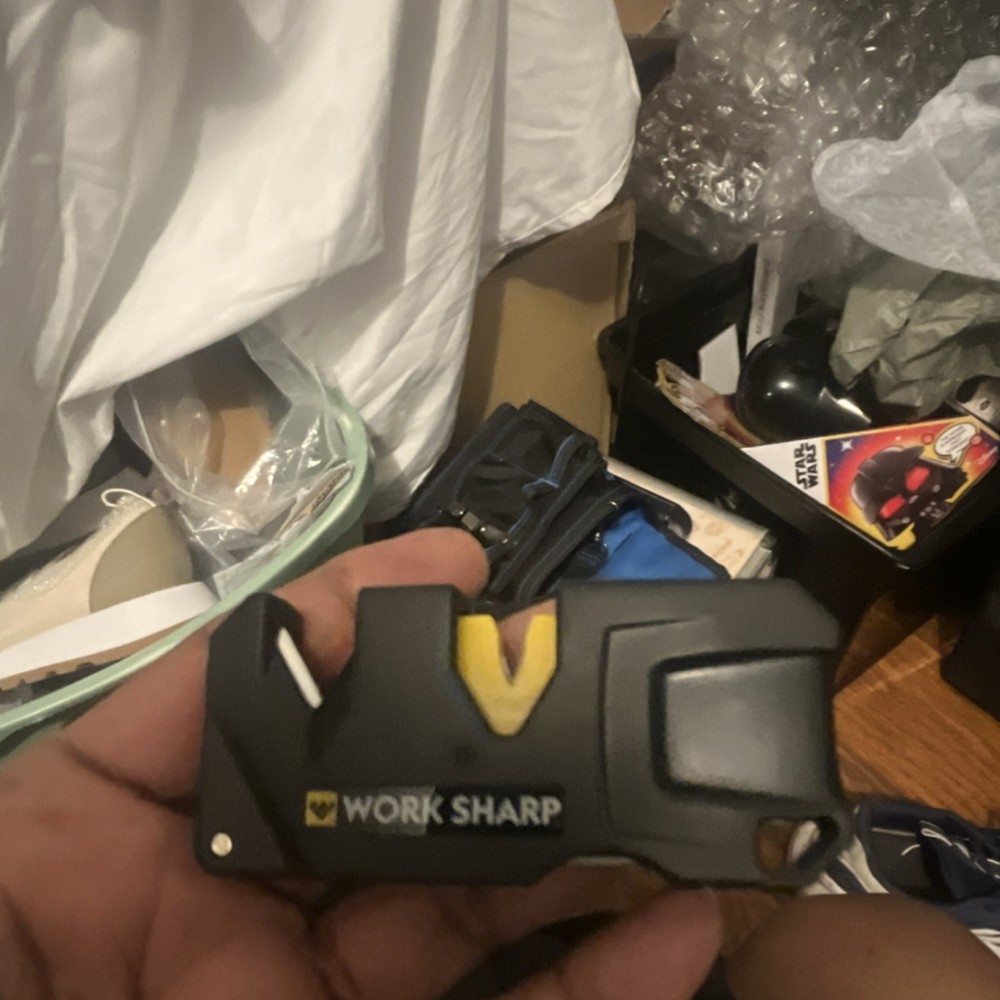 Work Sharp Manual Portable Knife & Tool Sharpener Black/Yellow