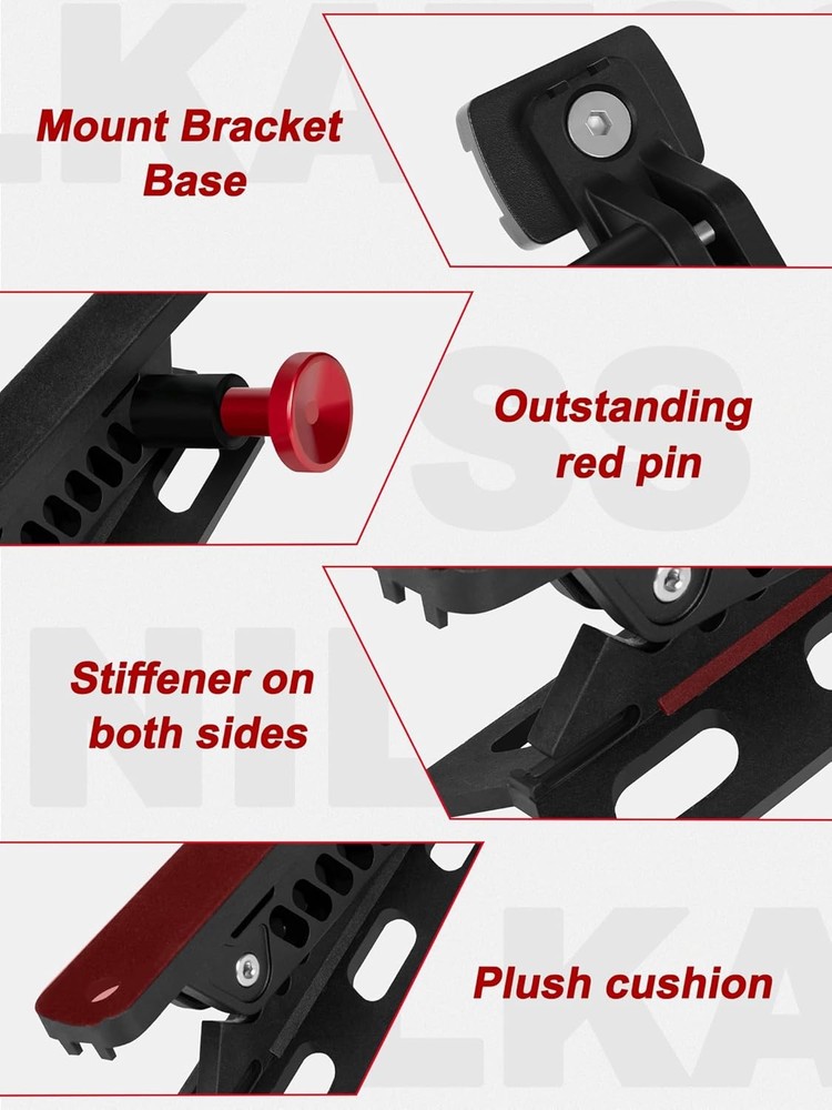 MOLLE Fire Extinguisher Mount Kit - Quick Release Bracket for Tactical Panels, T