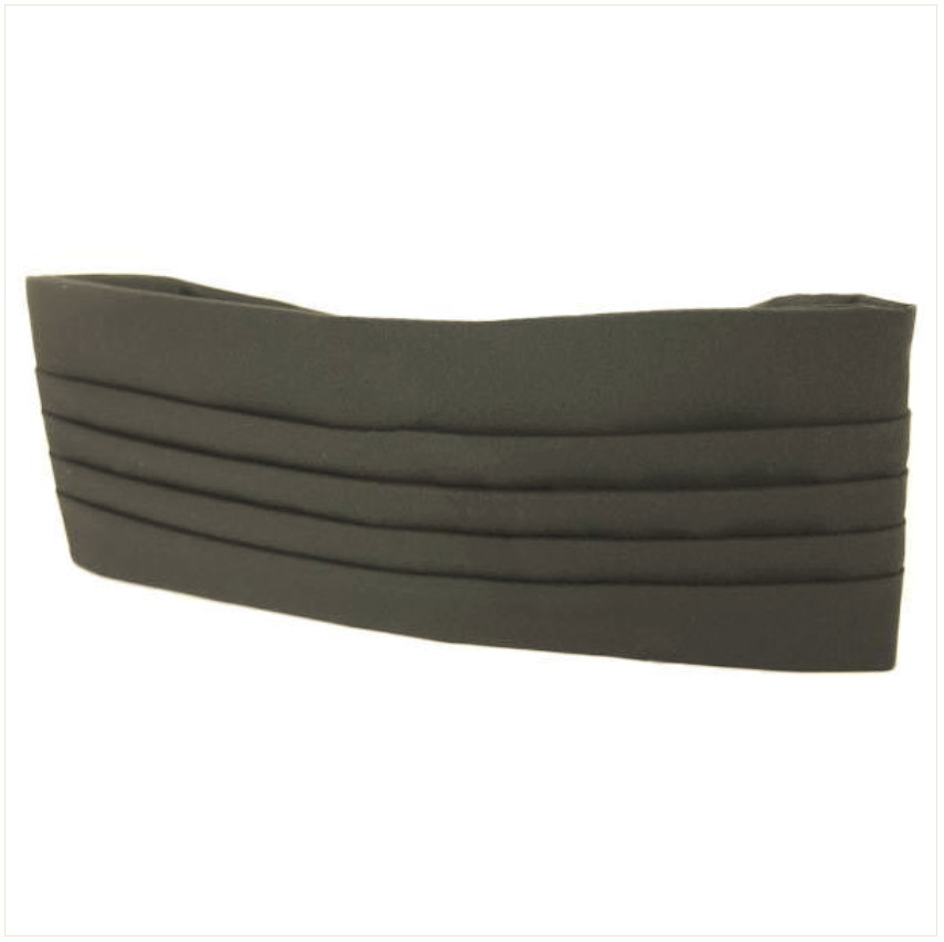 Vanguard NAVY CUMMERBUND: BLACK - MALE