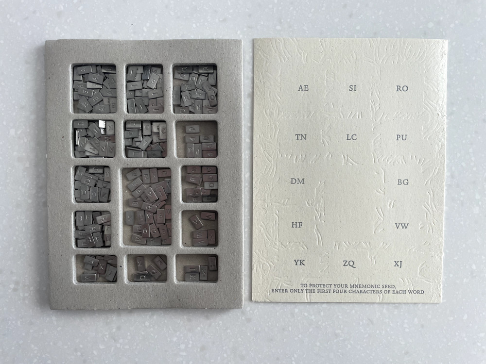 Original Cryptosteel Cassette - 24-Word Steel Wallet Backup Solution