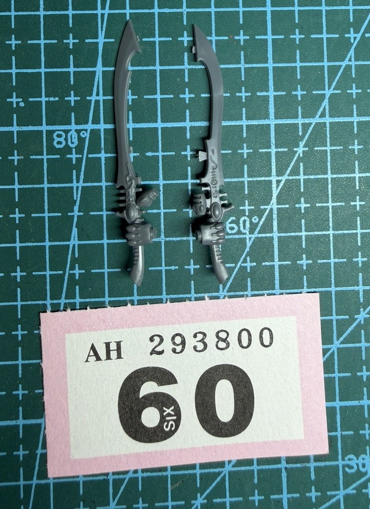 Eldar Wraith Blade Guard Ghost Power Sword Hand Pair Weapon Aeldari 40K Bits