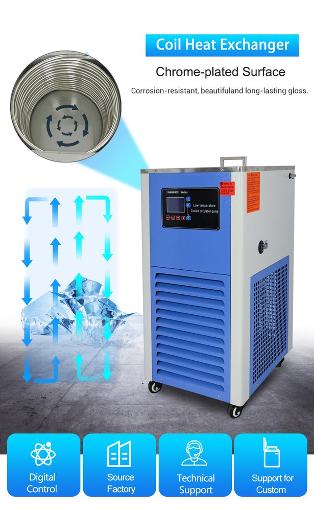 Lab Cooling Chiller Low Temperature Cooling Liquid Recirculating Pump -10℃~-40℃
