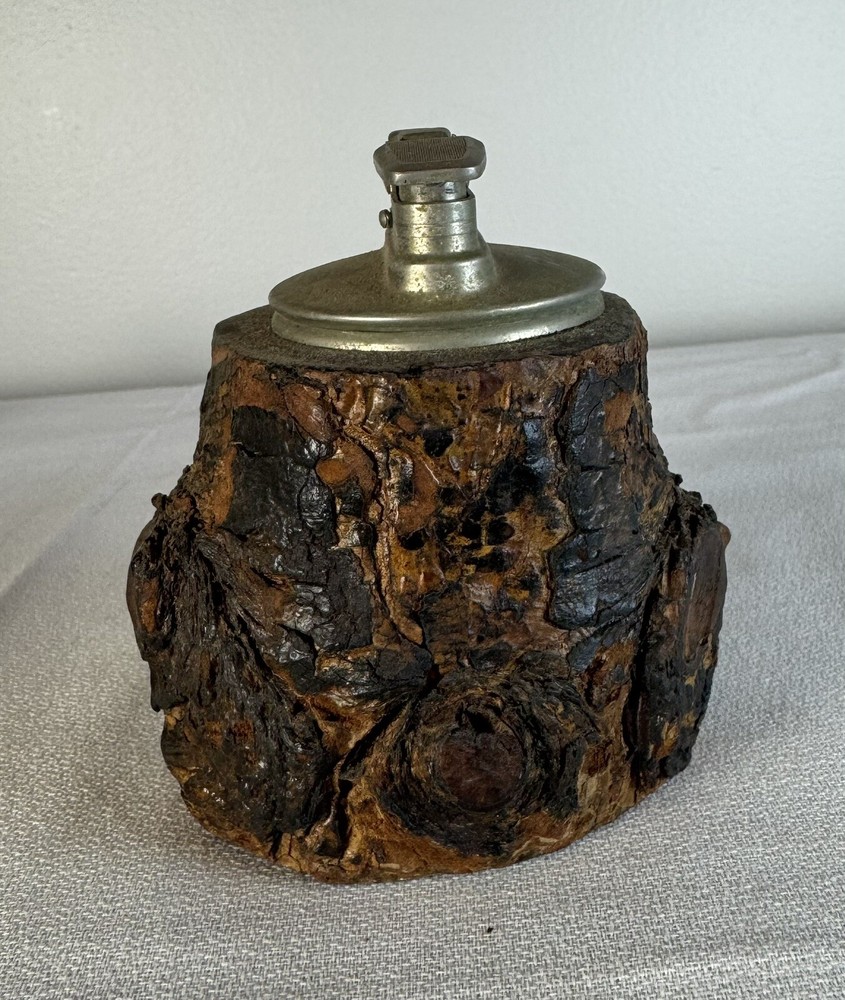 Gas Evans tree bark look table lighter JAPAN