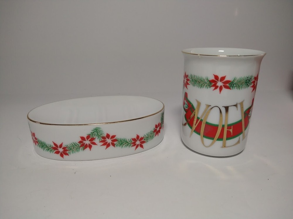 Holiday Set Tumbler/Soap Dish