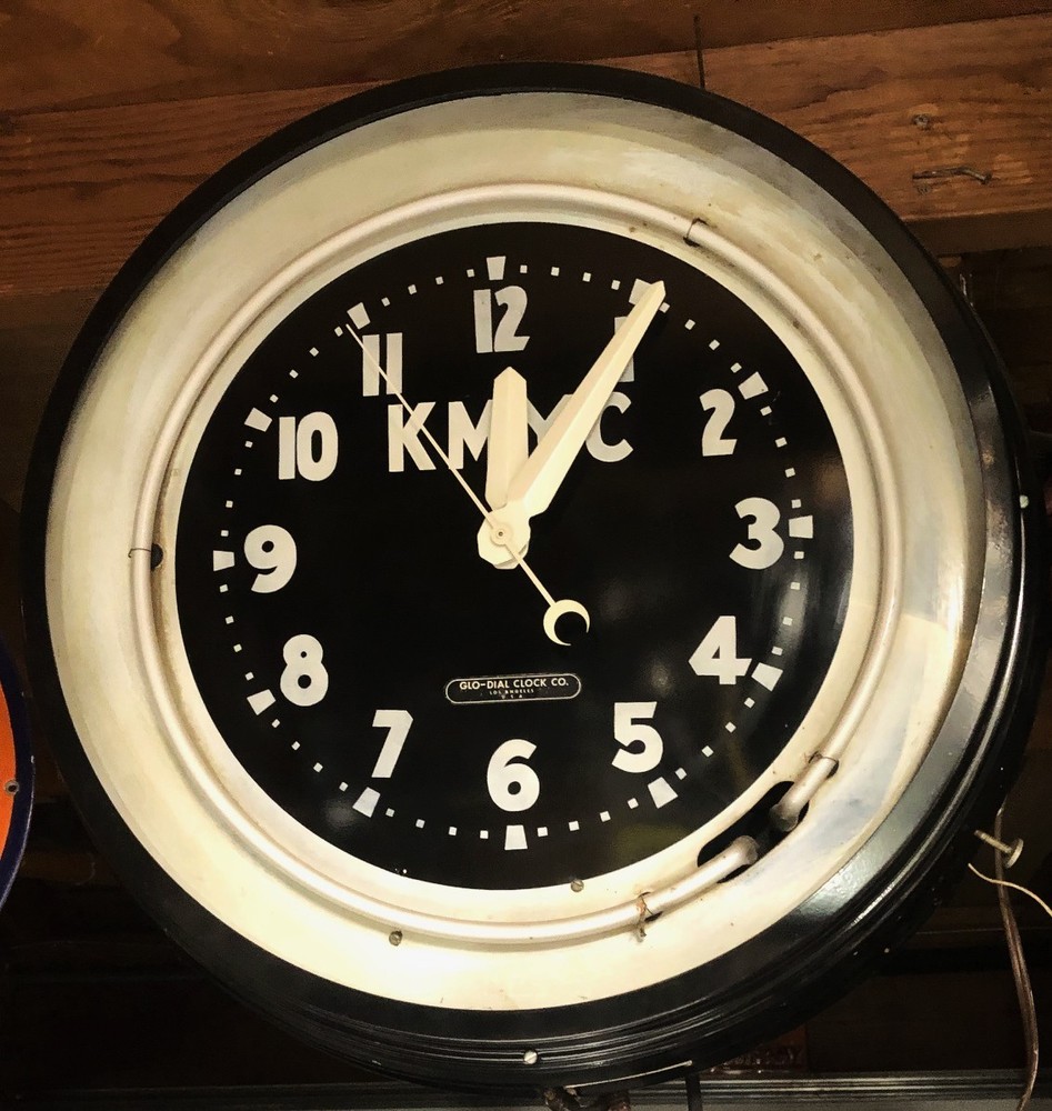 Glo-Dial Neon Clock Crescent Moon Second Hand--2-56 Thread Bushing (NOS)