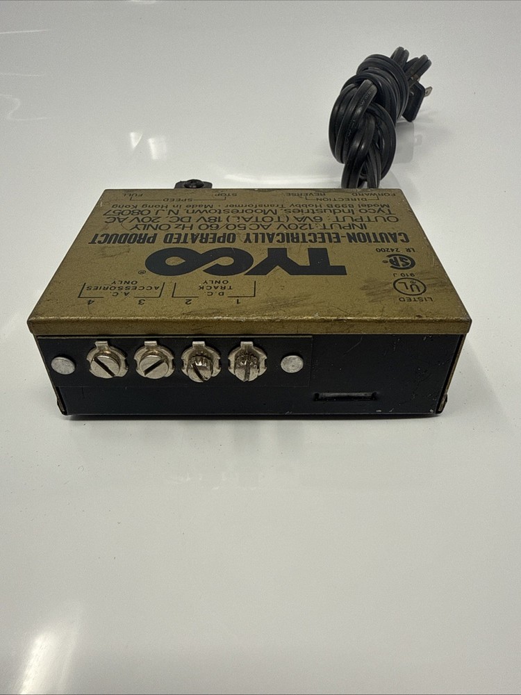 TYCO Train Transformer # 899B Power Source Track Tested