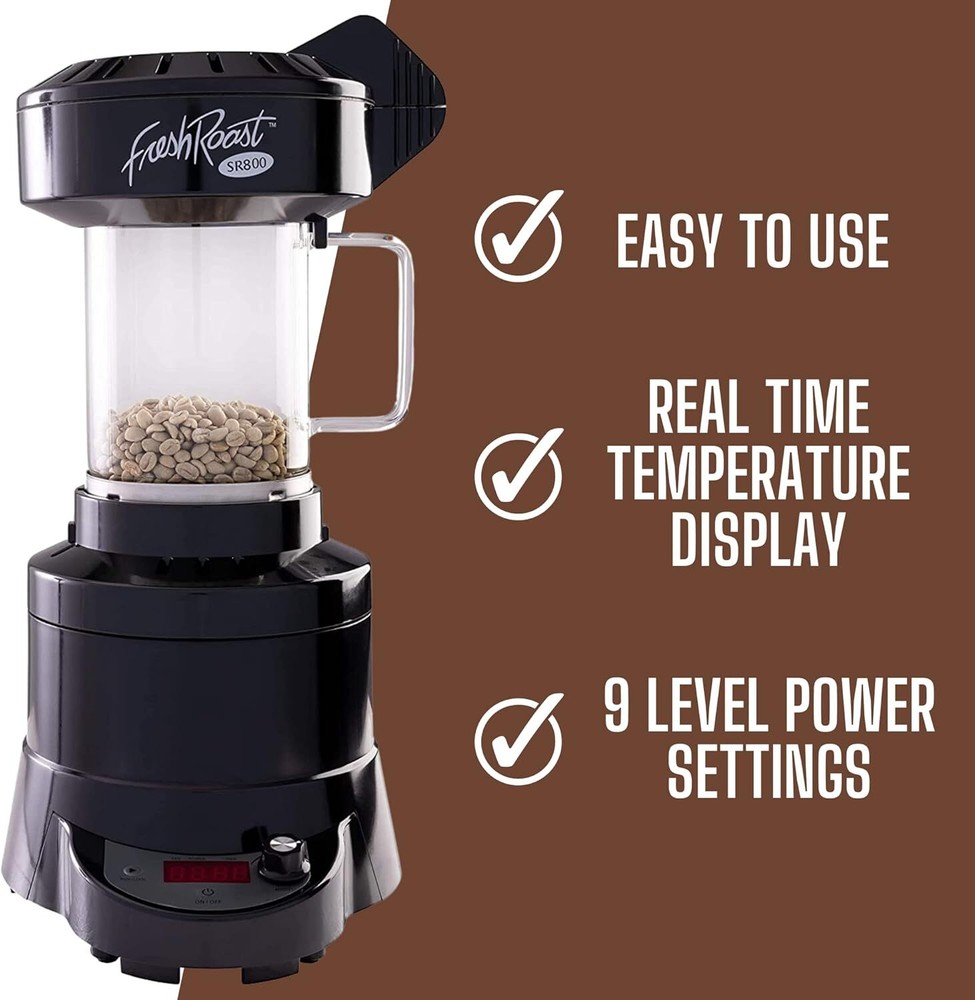 SR800 Automatic Coffee Bean Roaster - Roast Coffee At Home - Fast Roast Time