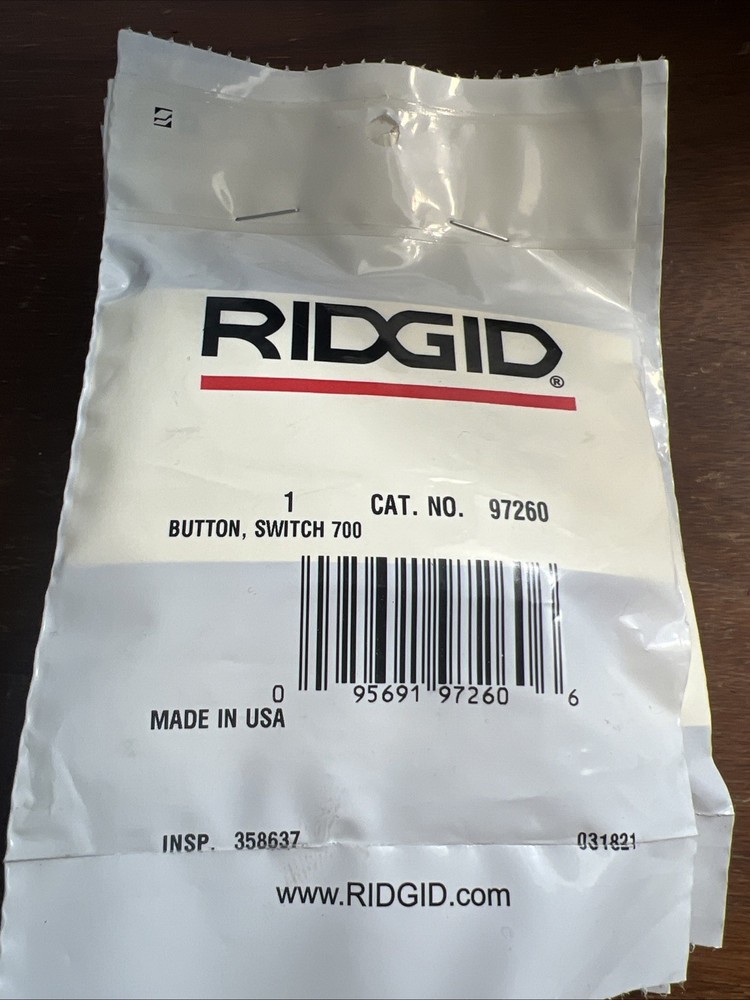 Ridgid 97260 Switch Button
