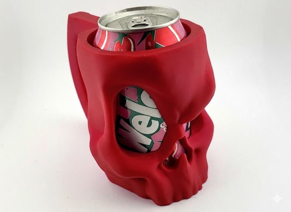 Mad Skull Soda Can Holder - Several colors available