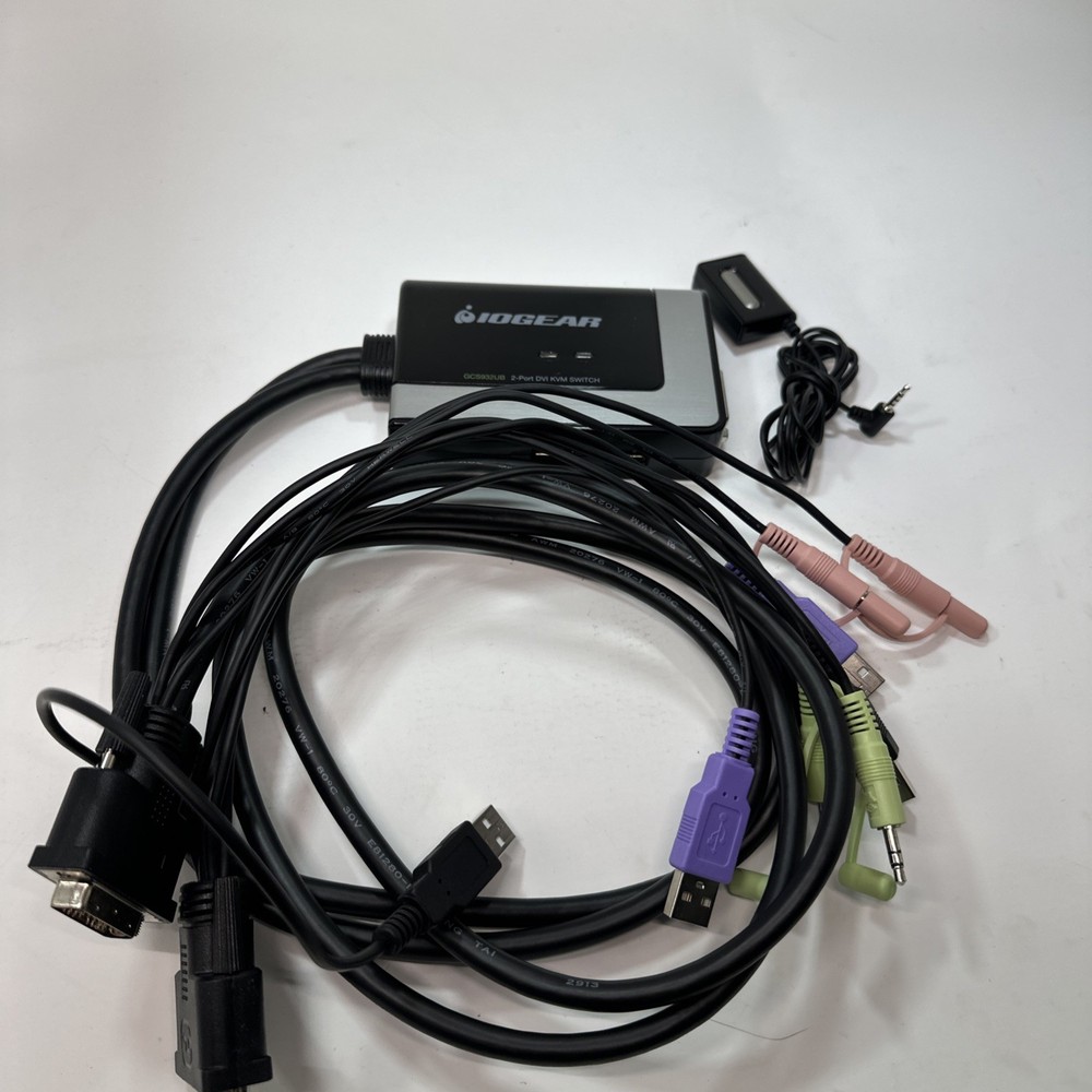 2-port USB DVI-D Iogear