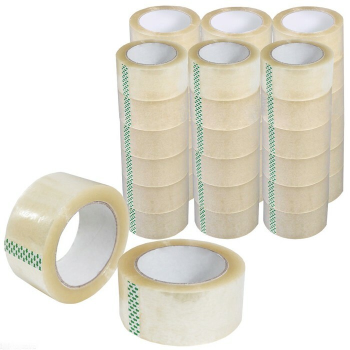 1-18 Rolls Shipping Packaging Box Packing Sealing Tape 2 mil 2" x 110 Yard 330FT