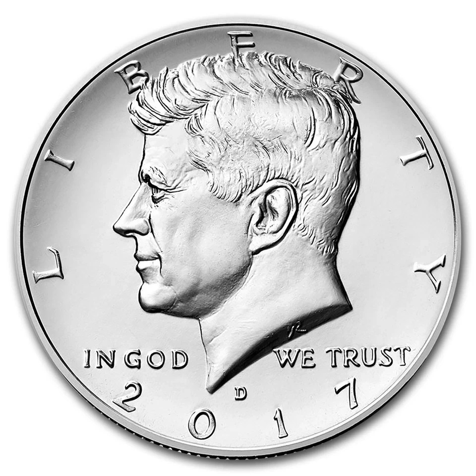 2017-D Kennedy Half Dollar • Uncirculated from US Mint Roll