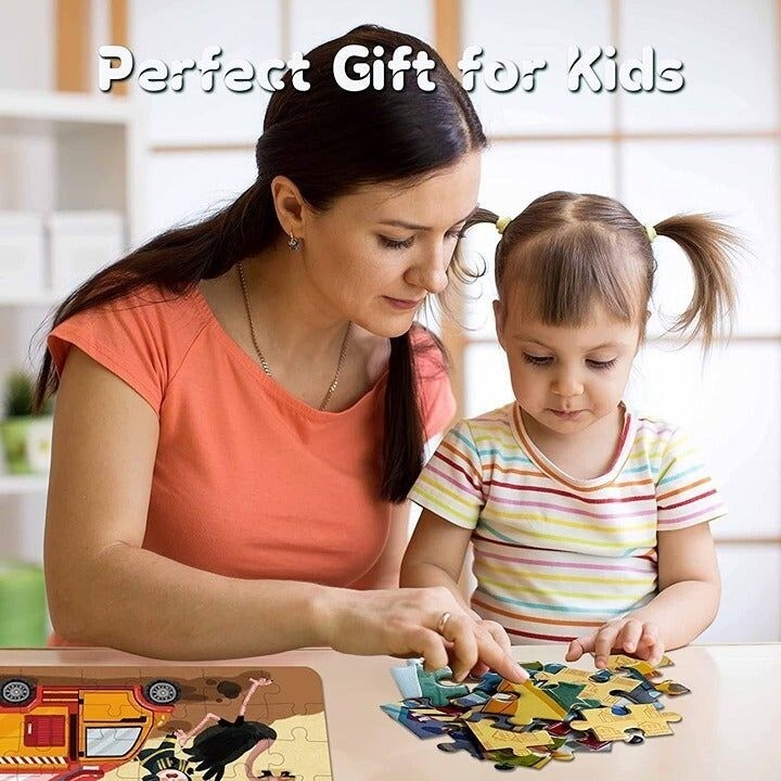 Weiff 3 Pack Jigsaw Puzzles for Kids, Age: 4+