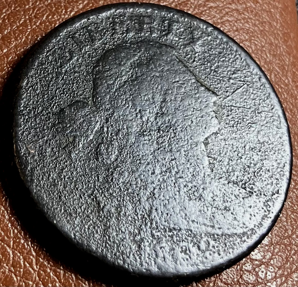 1802 Draped Bust Large Cent ABOUT GOOD