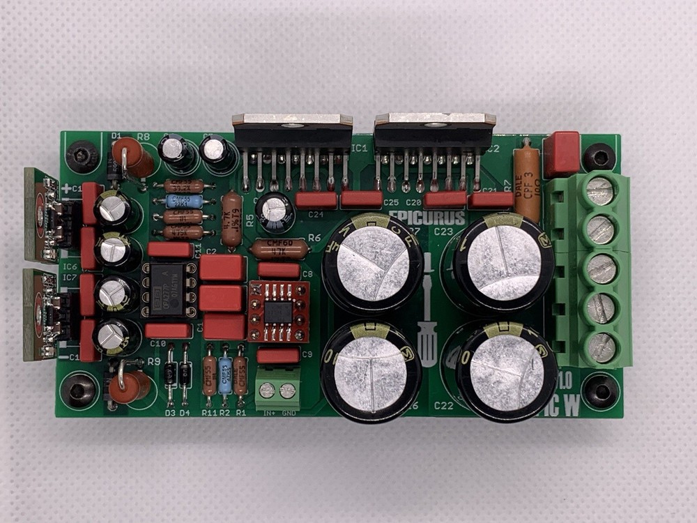 Parallel TDA7293 Power Amplifier with Input Buffer and DC Servo 1x BARE PCB