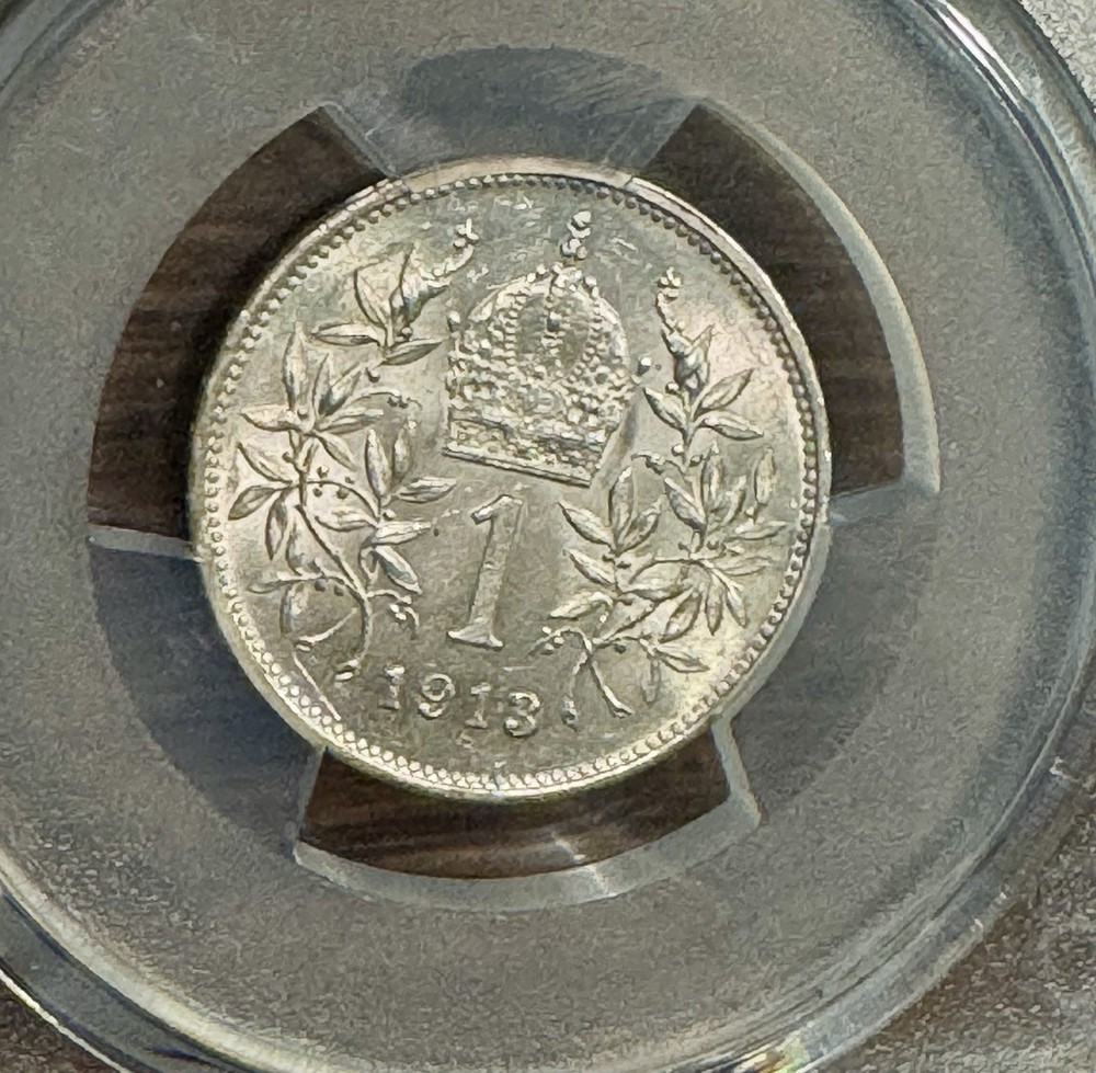1 Corona 1913 PCGS Ms63