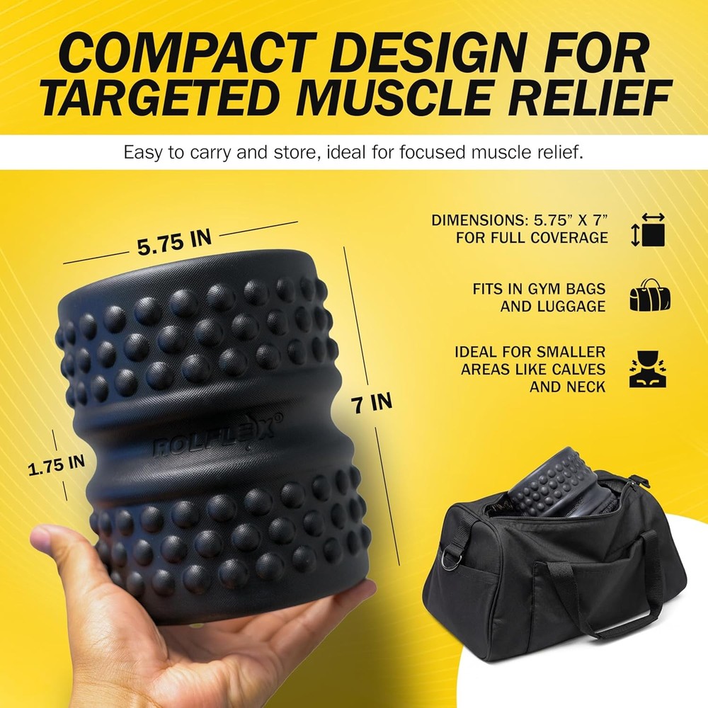 Rolflex SpineAline Back Roller – Muscle Rollers Deep Tissue Spine Alignment To