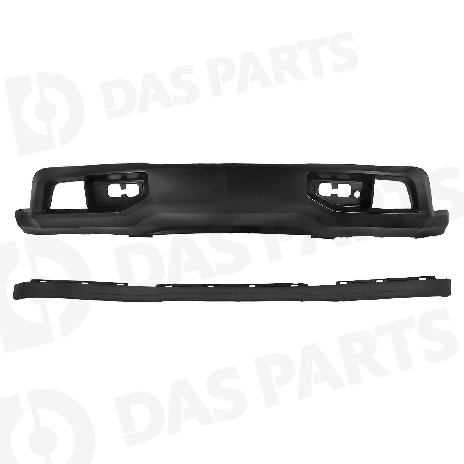 For 2019-2021 Silverado 1500 Front Bumper Cover Lower Valance W/LED Fog Lights