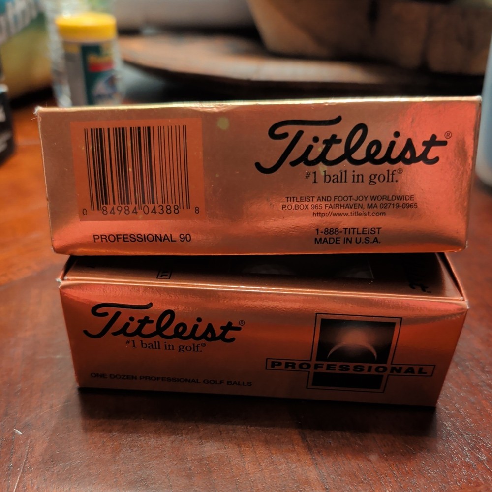 titleist professional 90 golf balls